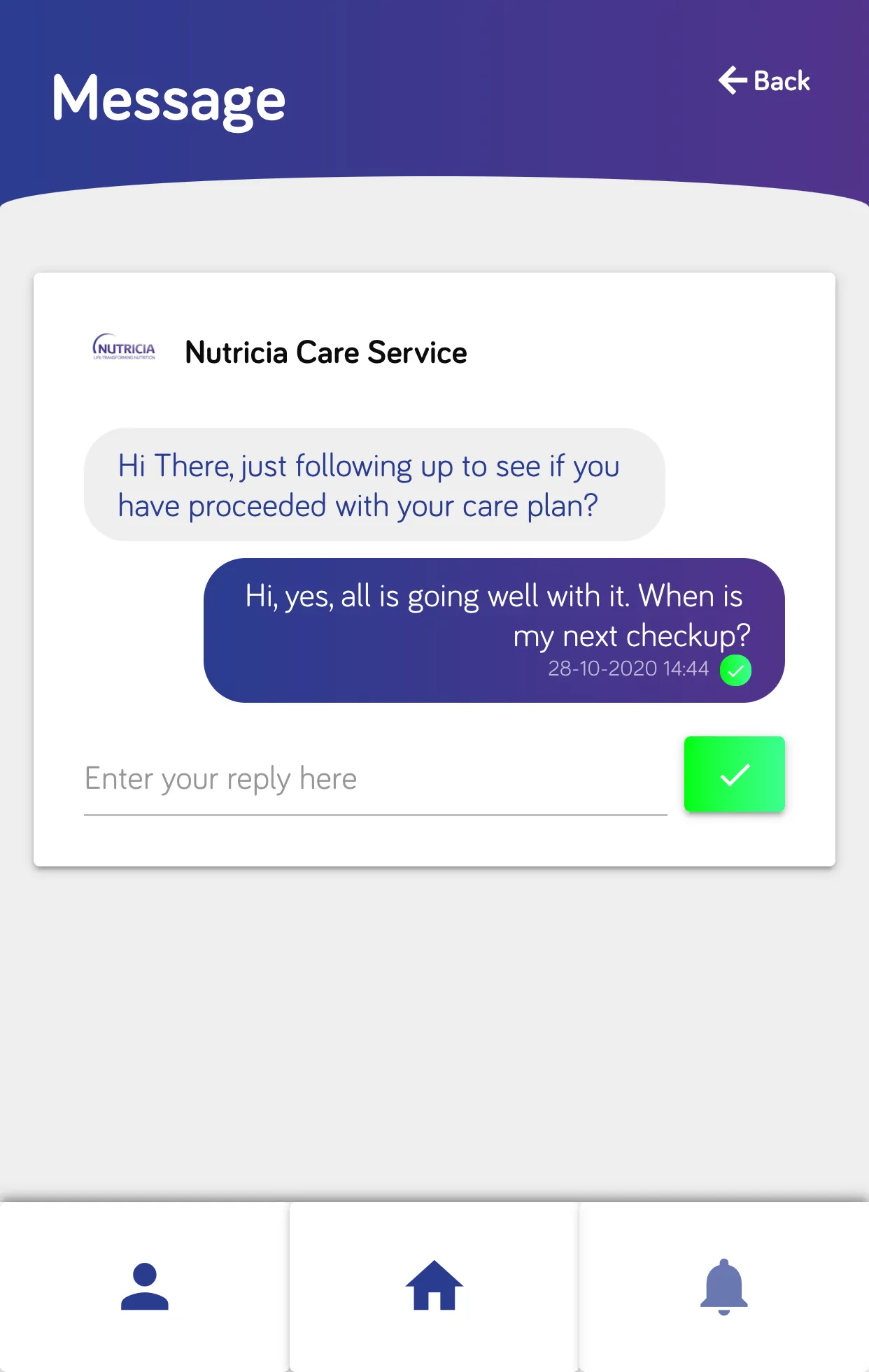 Nutricia Care App | Indus Appstore | Screenshot