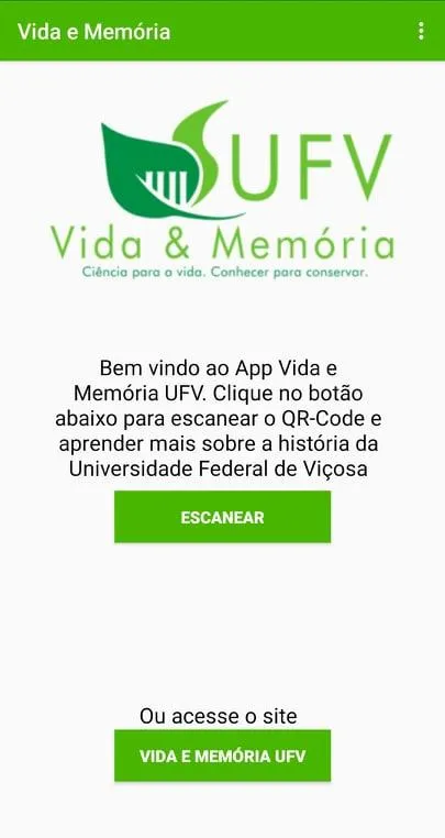 Vida e Memória UFV | Indus Appstore | Screenshot