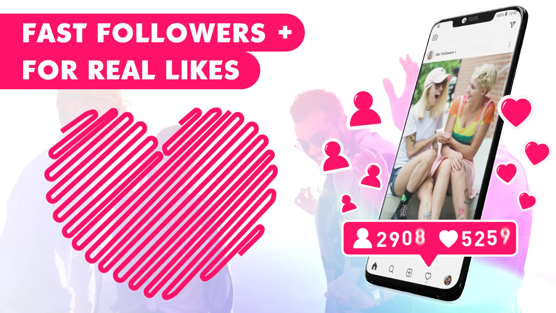 Real Followers - InCaption | Indus Appstore | Screenshot