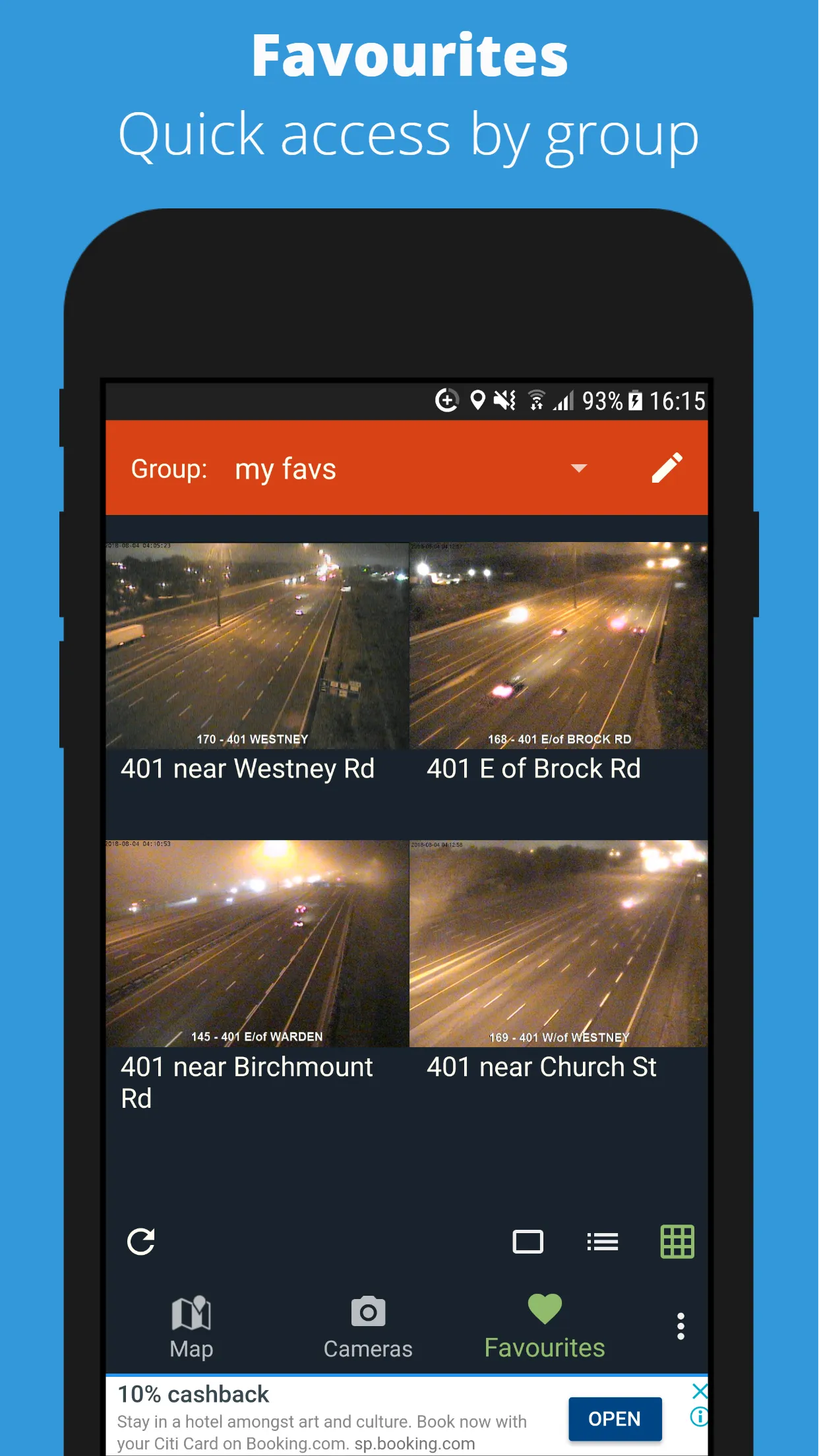 Ontario Traffic Cameras | Indus Appstore | Screenshot