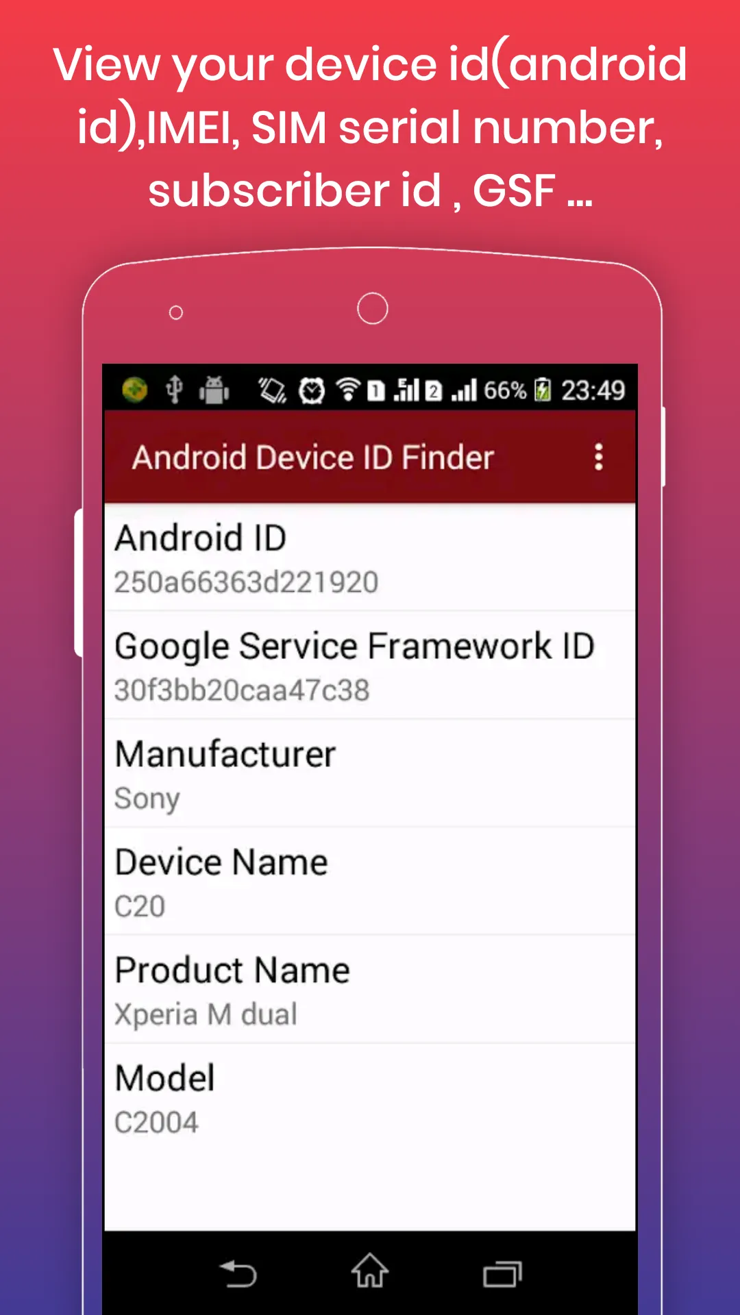 Device ID Finder for Android | Indus Appstore | Screenshot