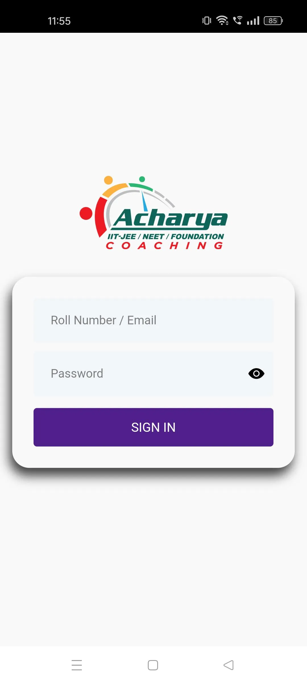 Acharya Coaching | Indus Appstore | Screenshot