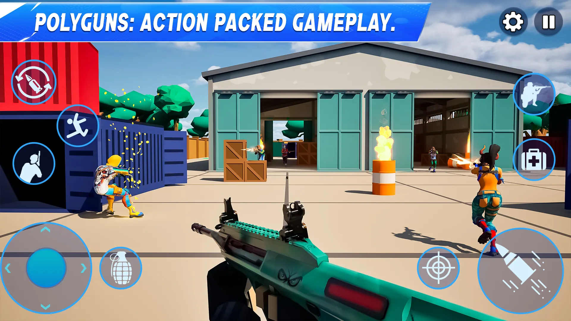 PolyGuns FPS - Shooter Strike | Indus Appstore | Screenshot