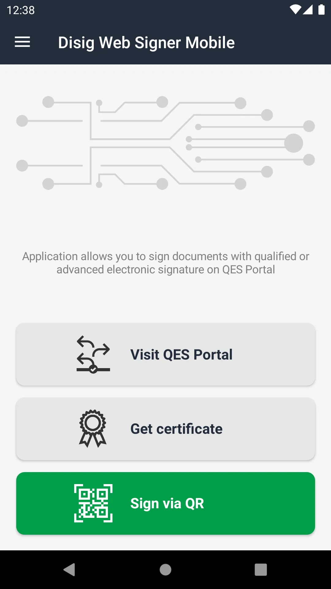 Disig Web Signer Mobile | Indus Appstore | Screenshot