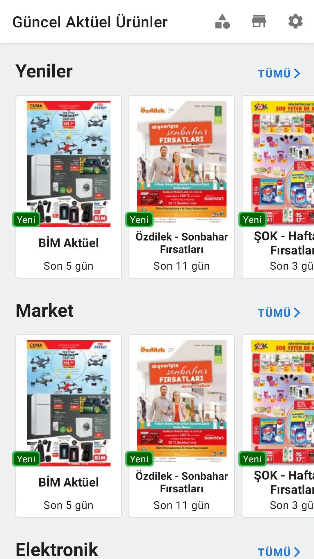 Güncel Aktüel Ürünler | Indus Appstore | Screenshot