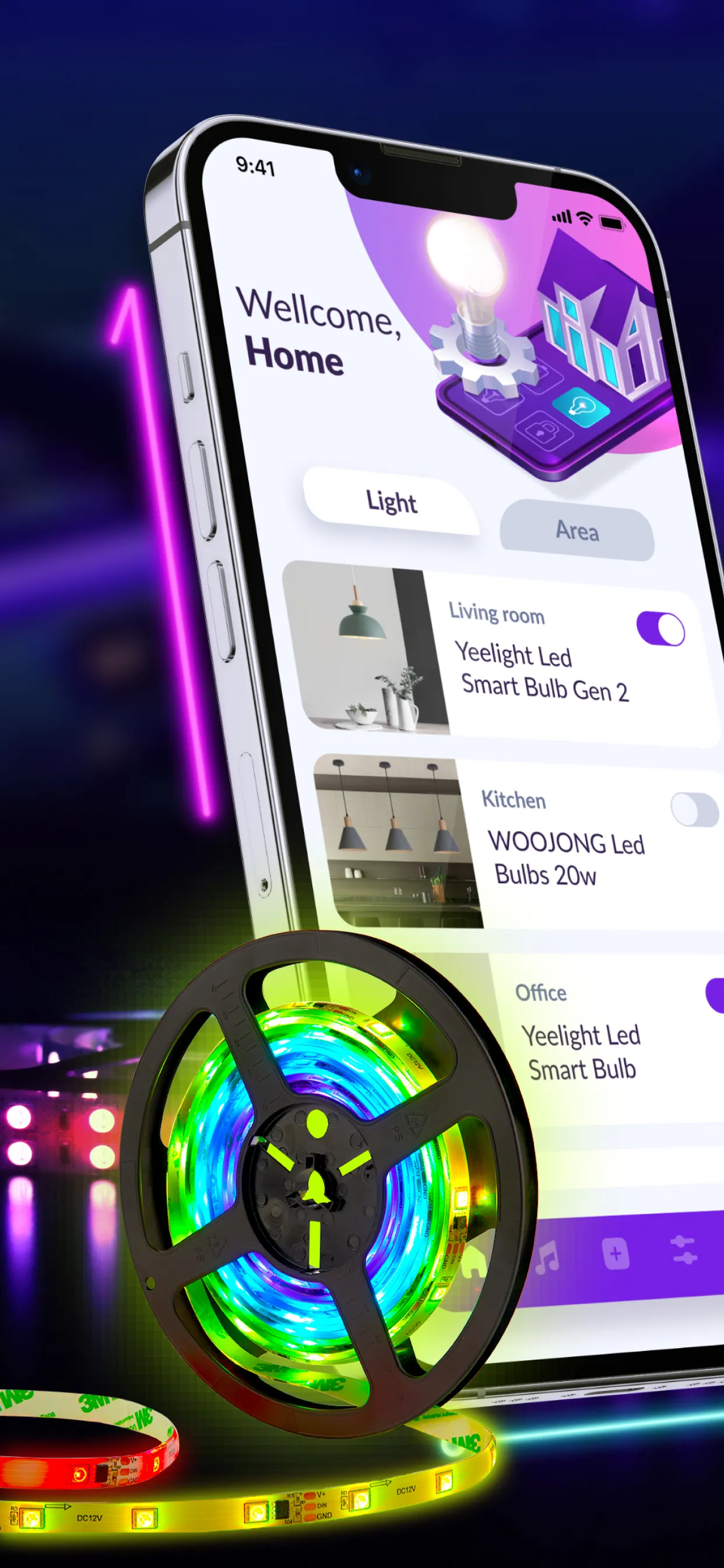 LED Light Controller Smart Led | Indus Appstore | Screenshot