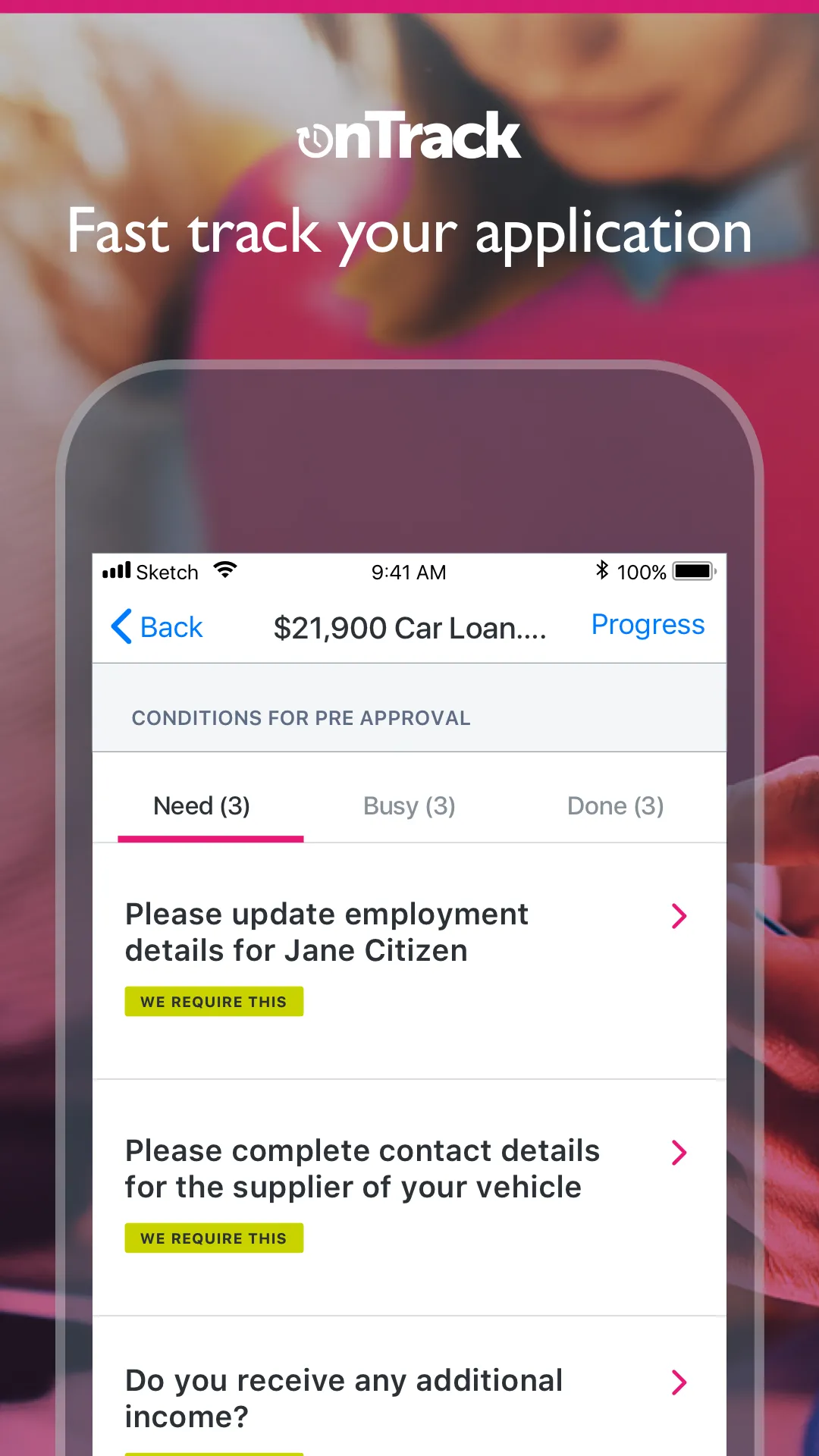 loans.com.au onTrack | Indus Appstore | Screenshot