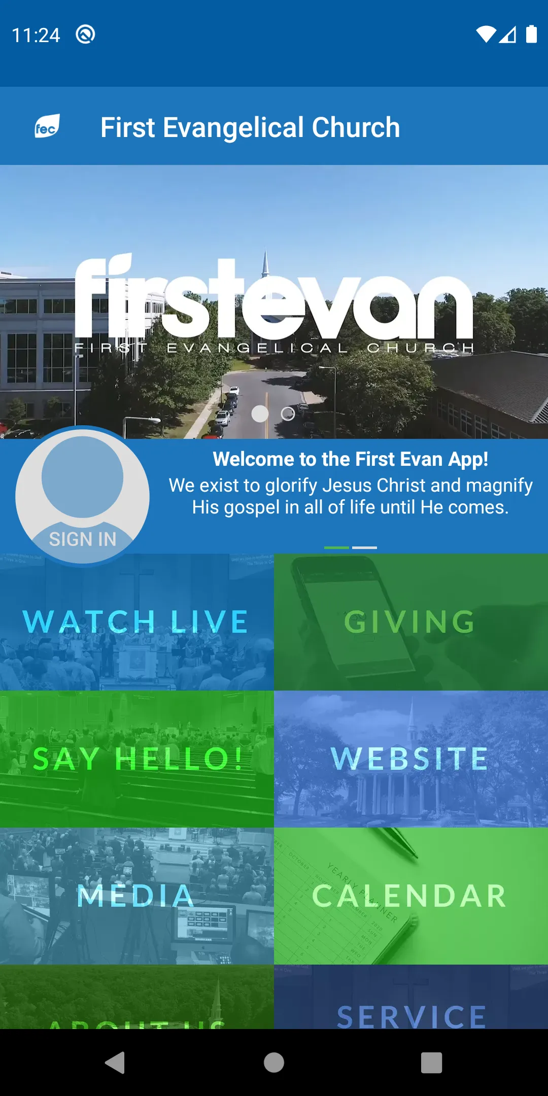 First Evangelical Church | Indus Appstore | Screenshot