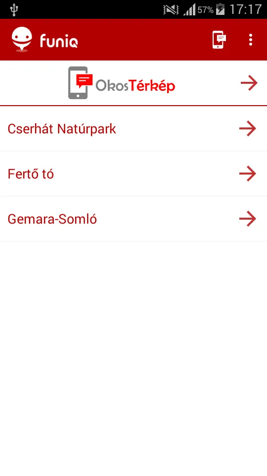funiQ OkosTérkép | Indus Appstore | Screenshot
