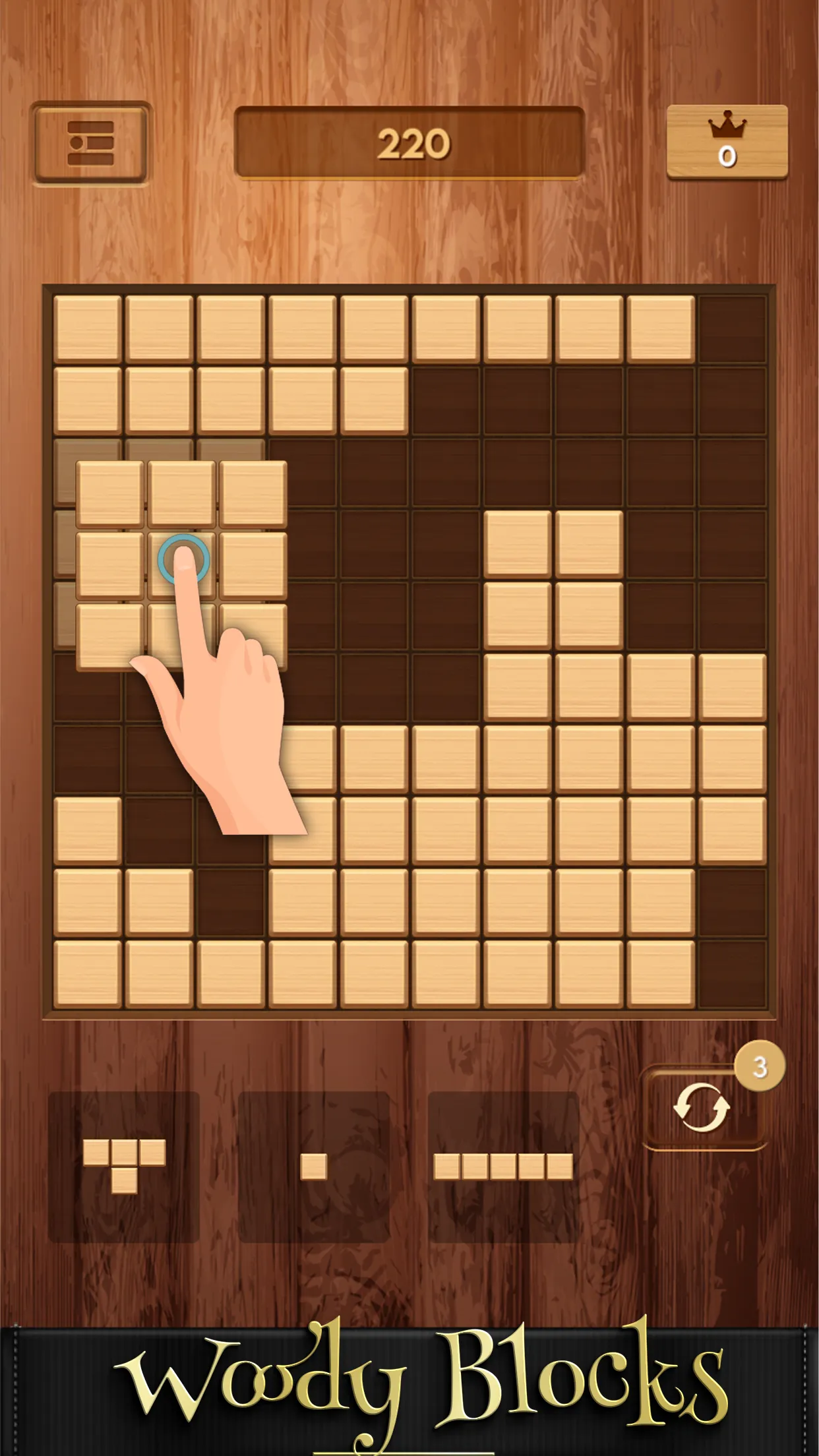 Wood Block Puzzle | Indus Appstore | Screenshot