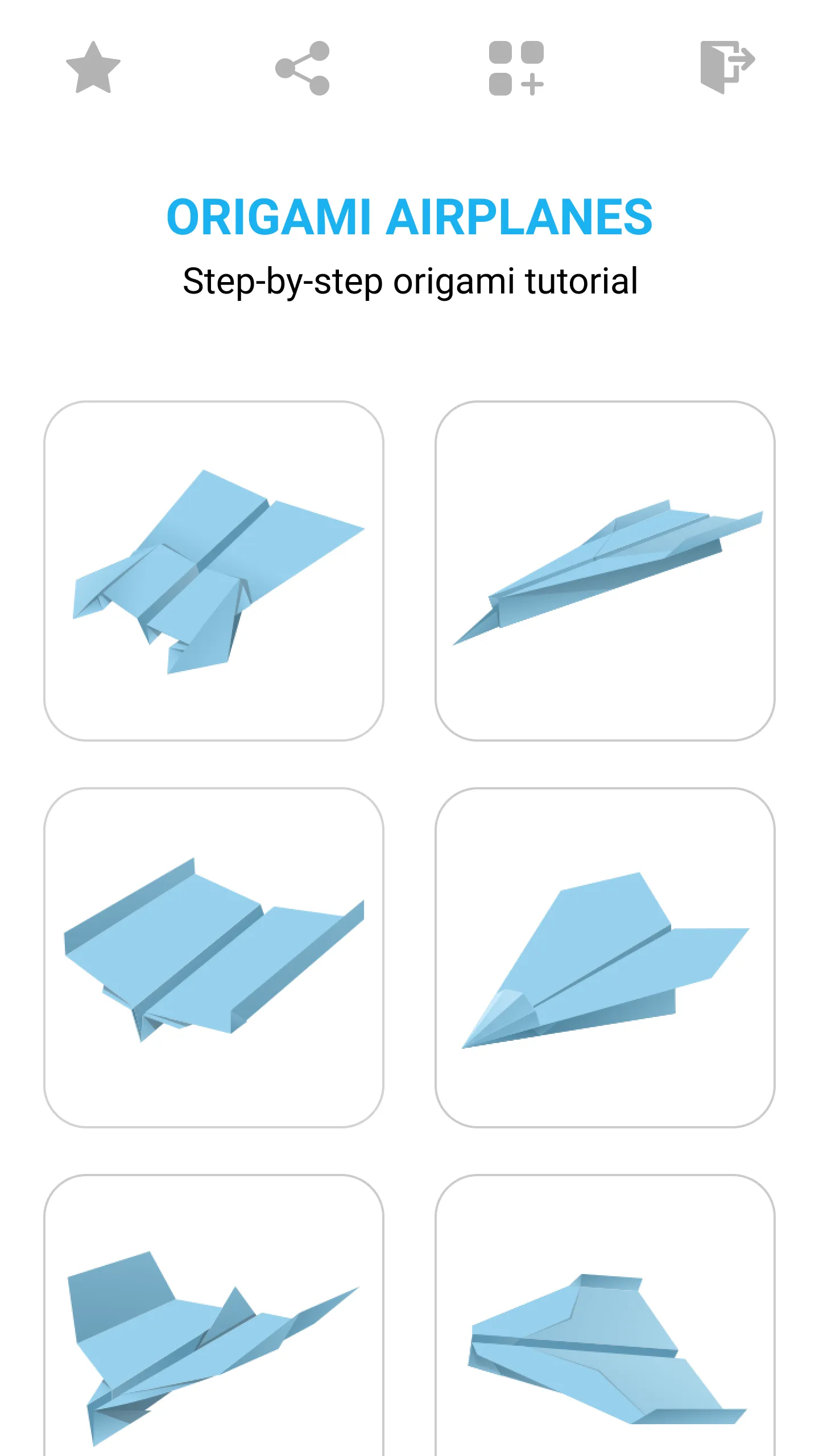 Origami Flying Paper Airplanes | Indus Appstore | Screenshot