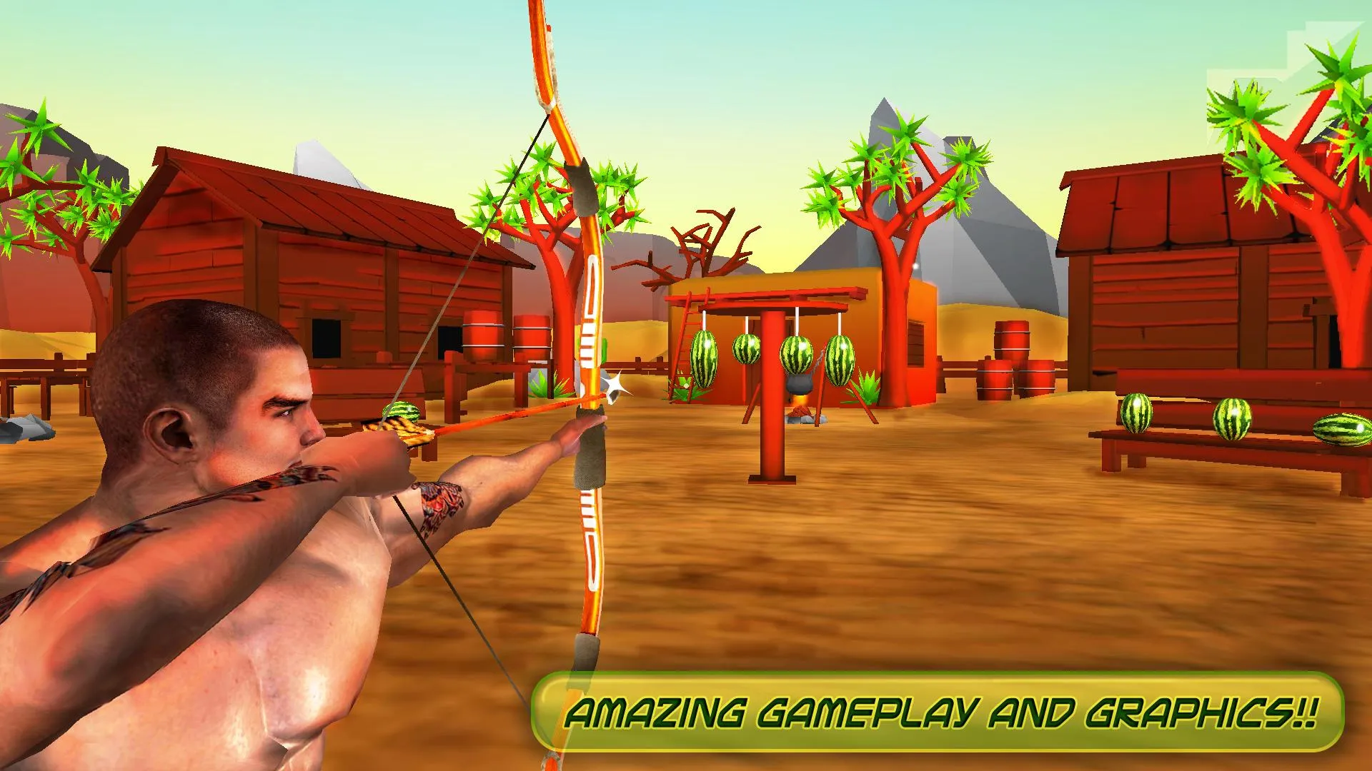 Watermelon Shooting : Archery | Indus Appstore | Screenshot