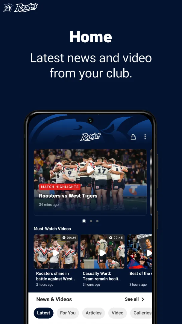 Sydney Roosters | Indus Appstore | Screenshot