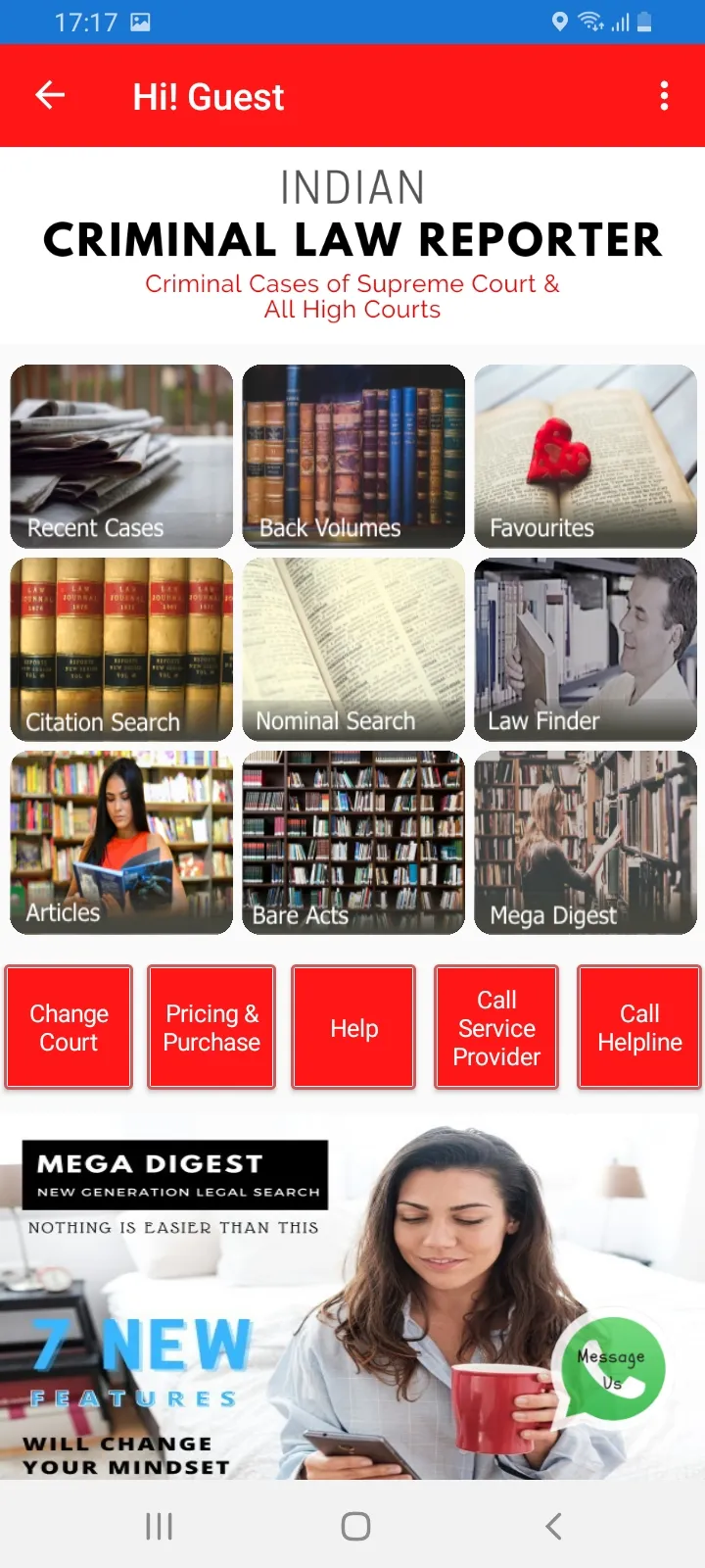 Indian Criminal Law Reporter | Indus Appstore | Screenshot