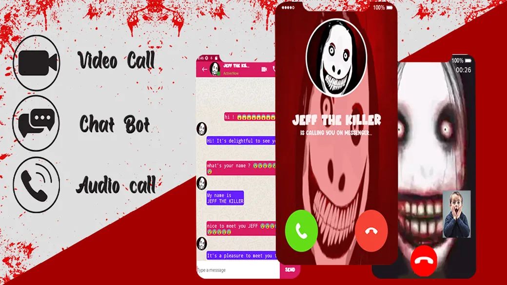 Jeff The Killer Video call | Indus Appstore | Screenshot