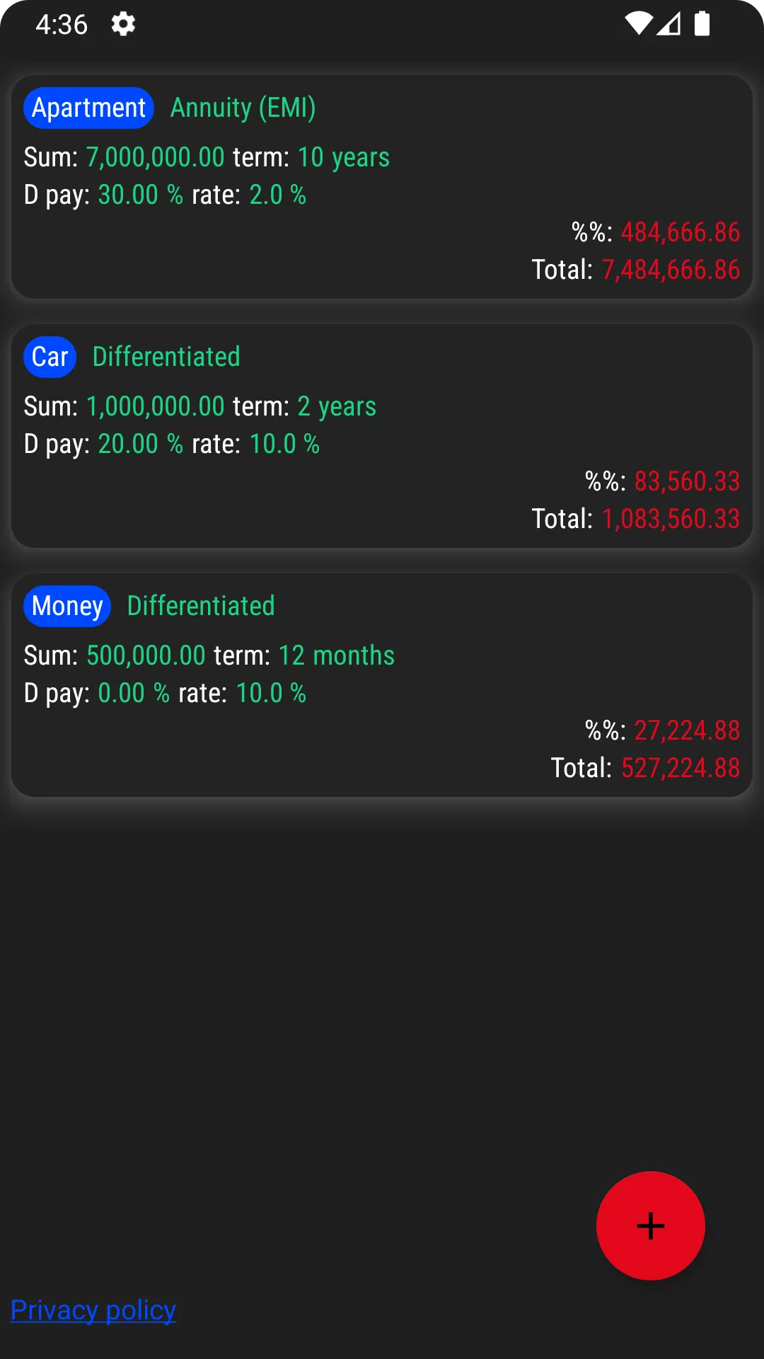 loan calculator ( EMI ) | Indus Appstore | Screenshot