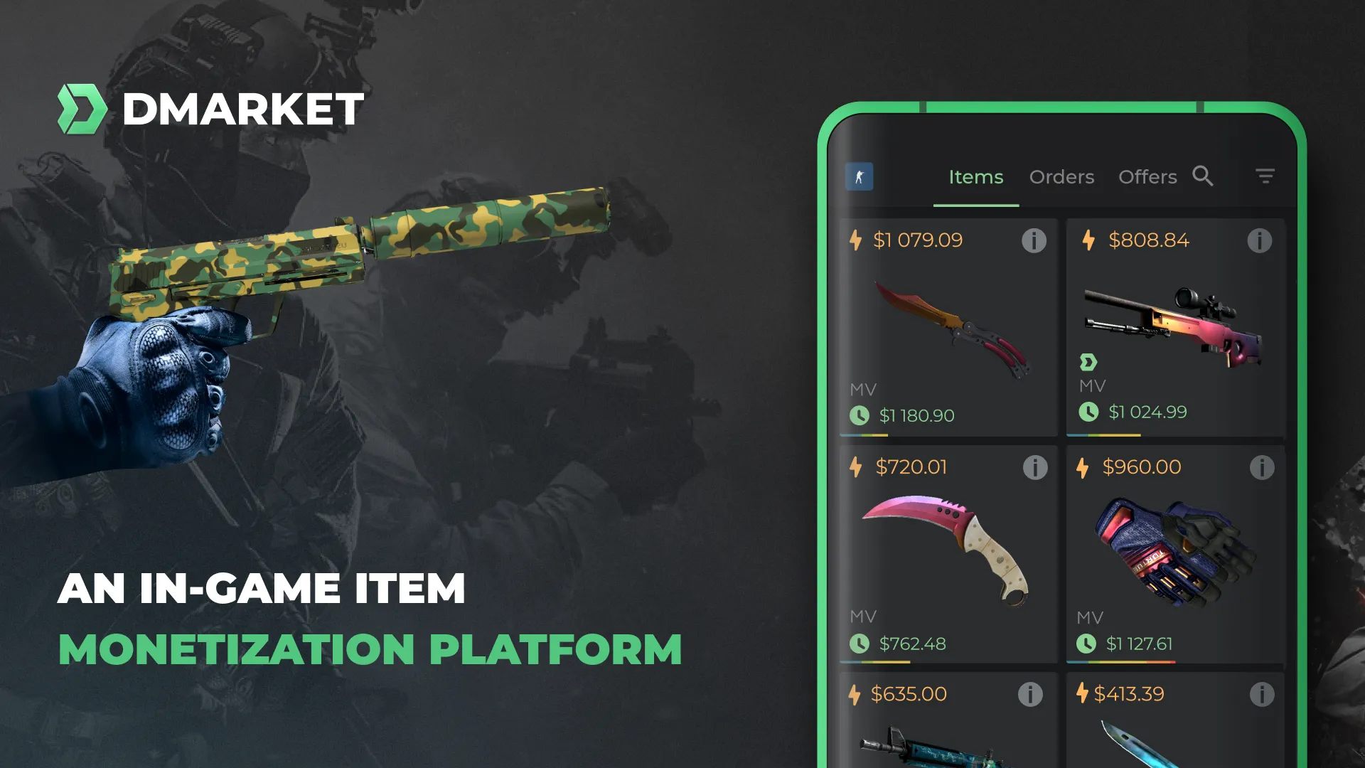 DMarket - Trade CS:GO Skins | Indus Appstore | Screenshot