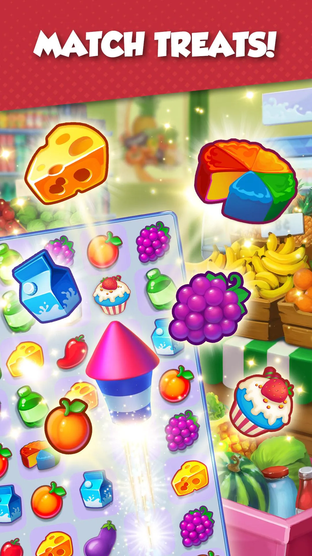 Supermarket Mania - Match 3 | Indus Appstore | Screenshot