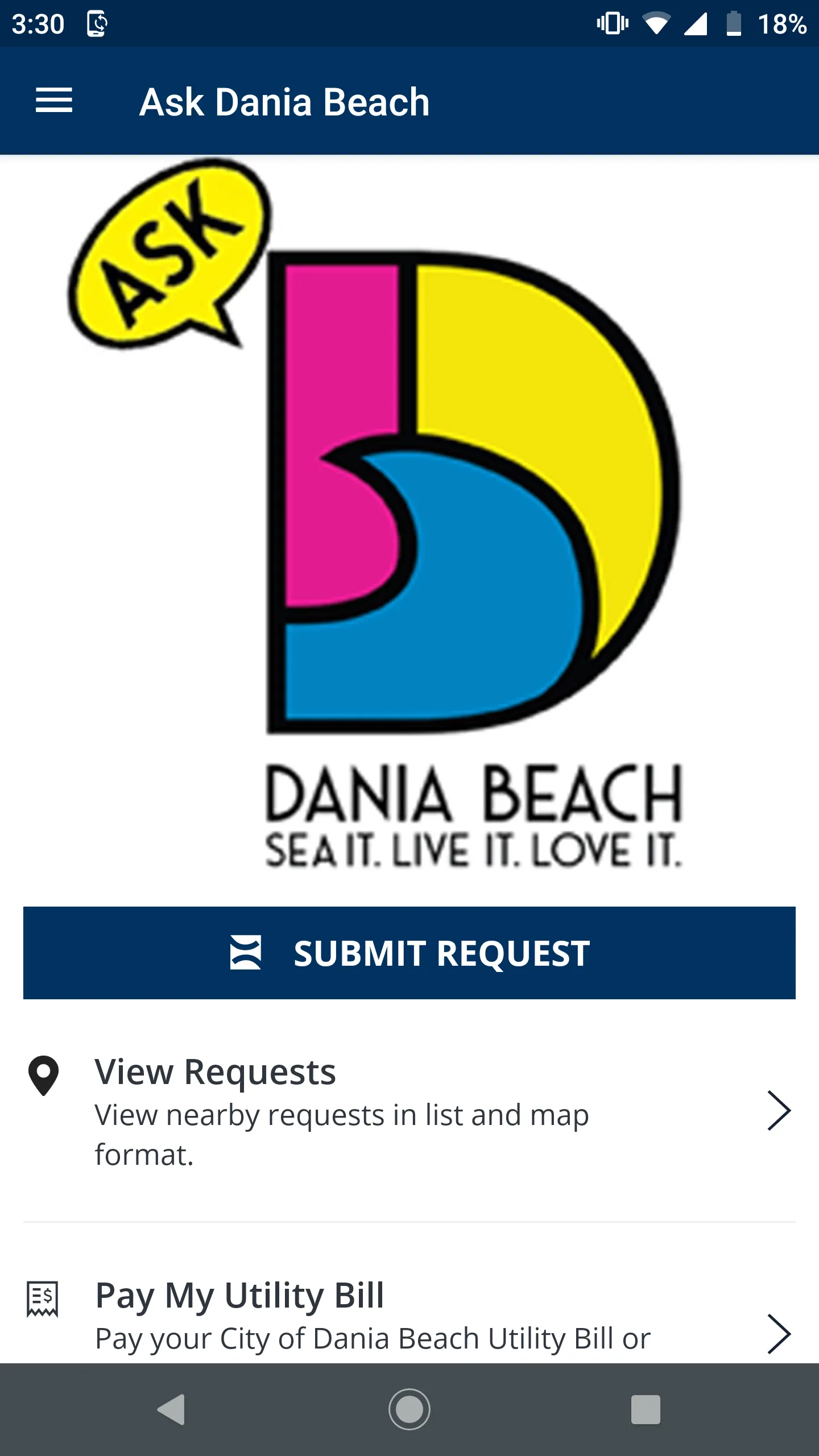 Ask Dania Beach | Indus Appstore | Screenshot