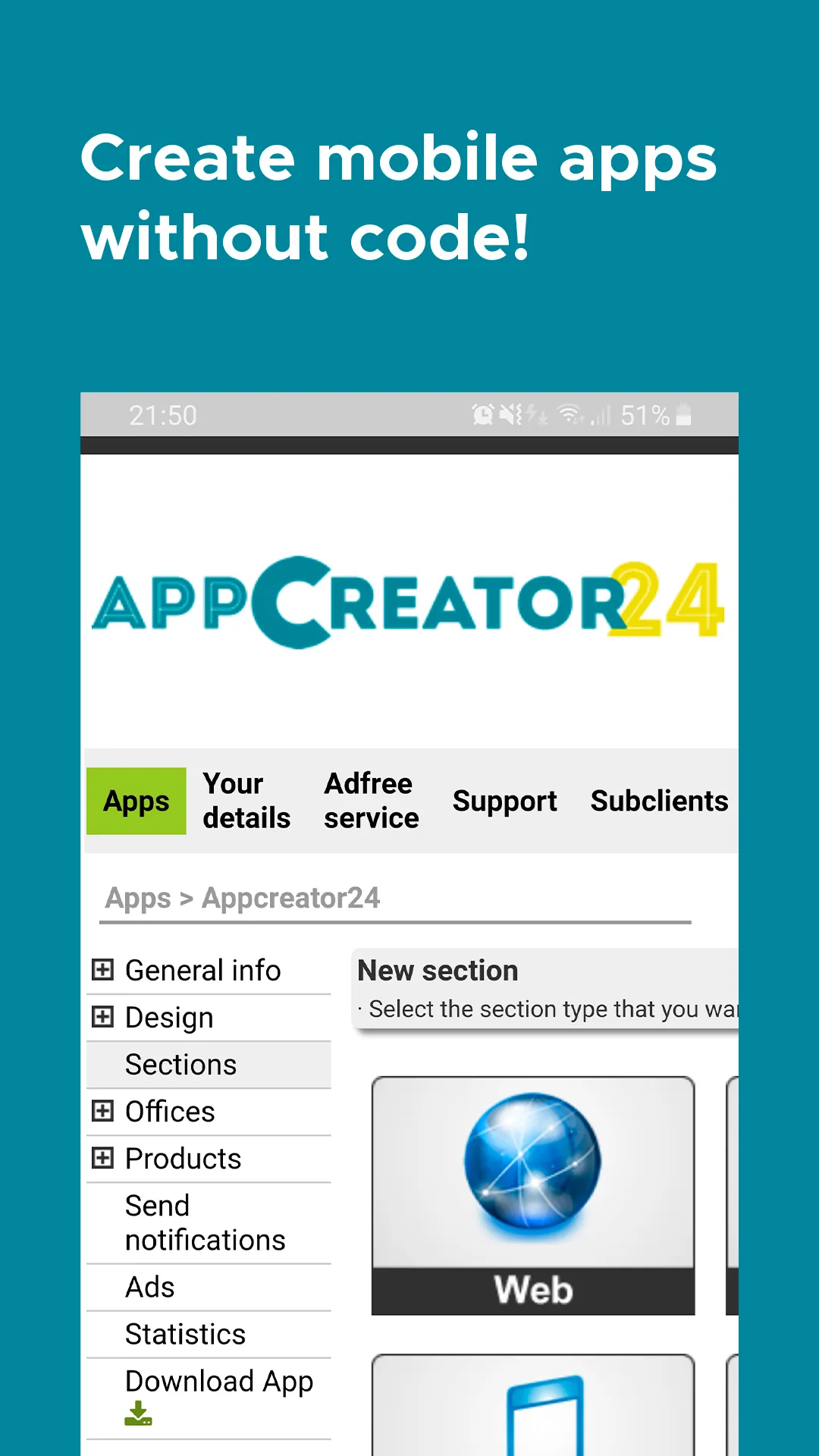 Appcreator24 | Indus Appstore | Screenshot