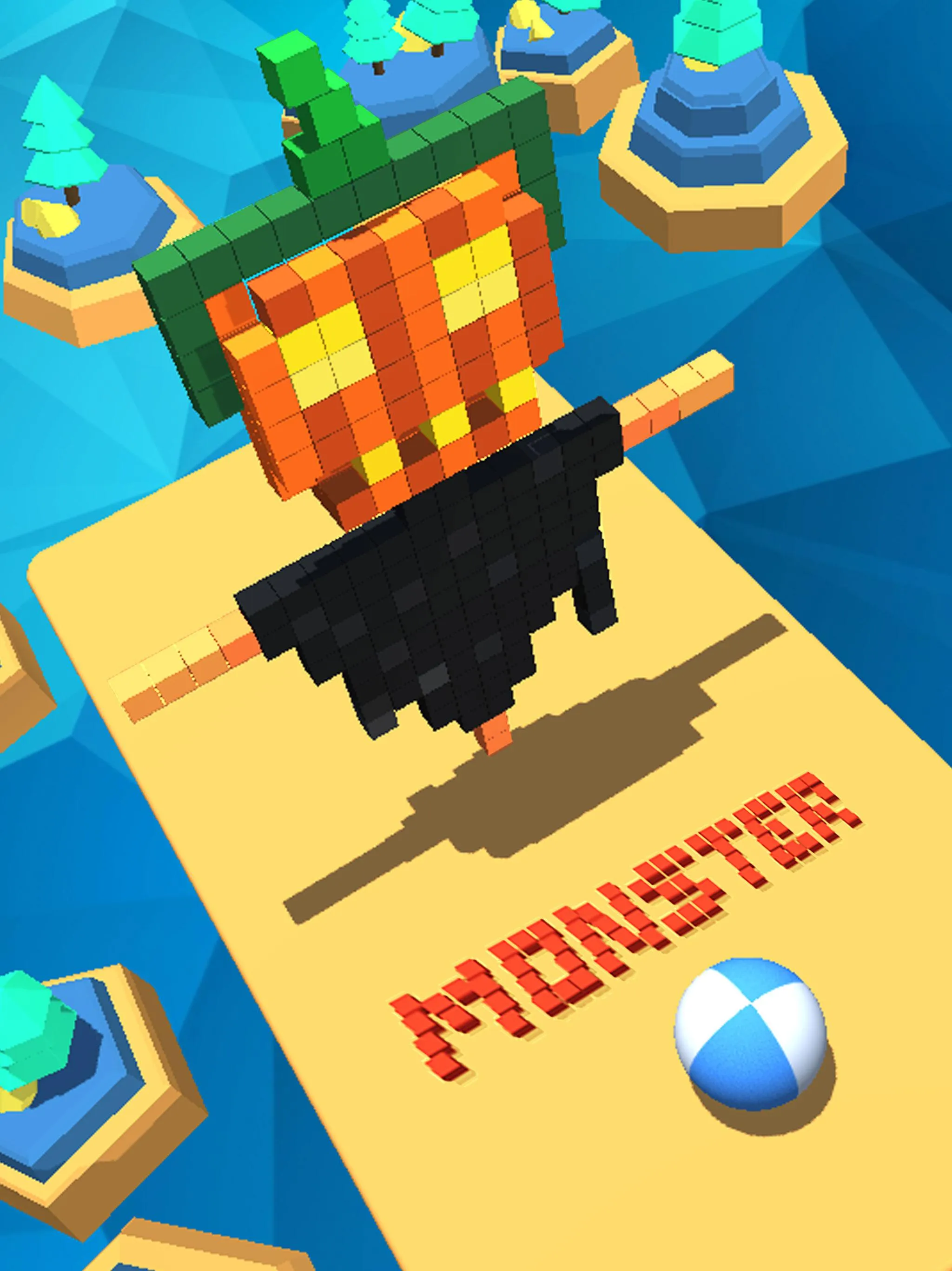 Monster Vs Ball 3D | Indus Appstore | Screenshot