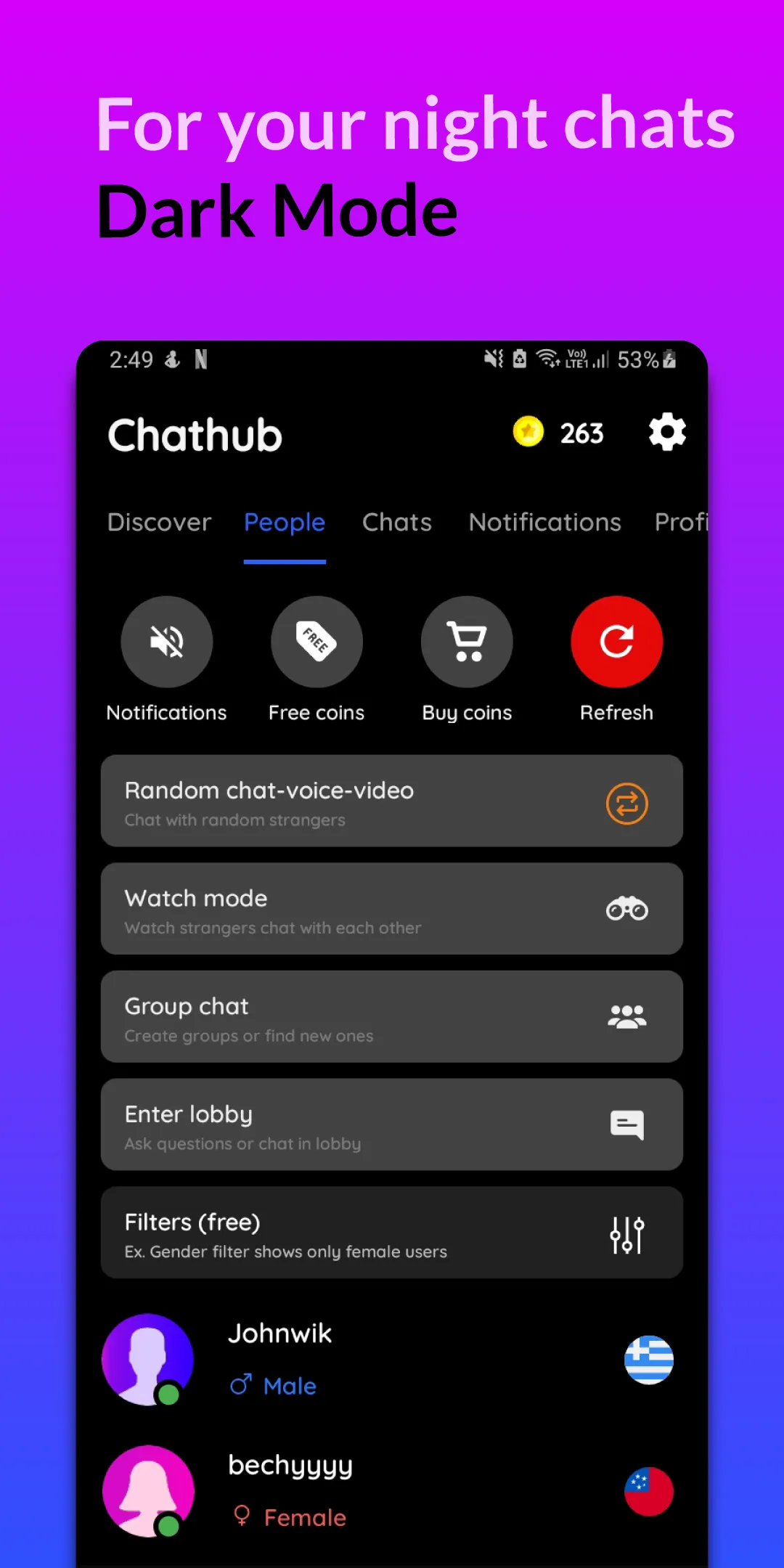 ChatHub Lite Chat Anonymously | Indus Appstore | Screenshot