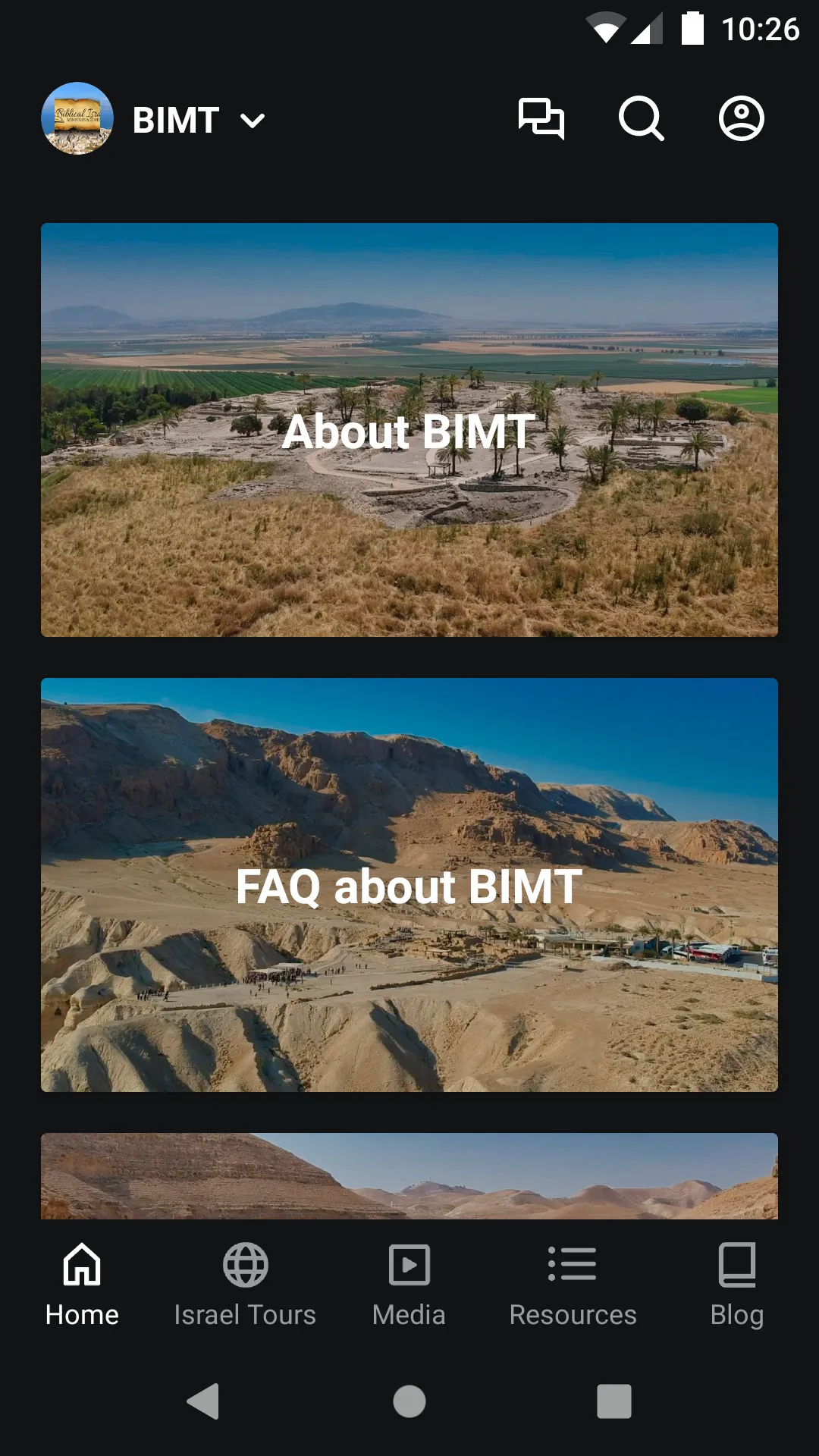 Biblical Israel Min. & Tours | Indus Appstore | Screenshot