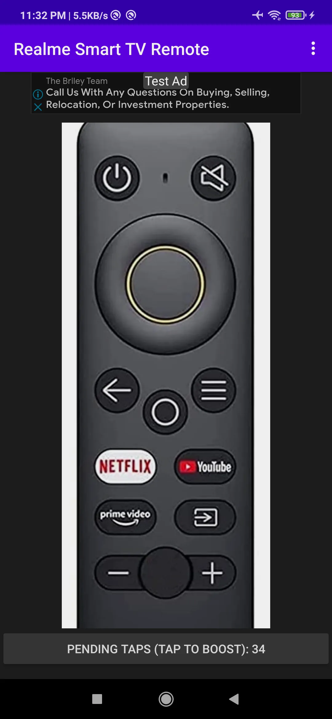 Realme Smart TV Remote | Indus Appstore | Screenshot