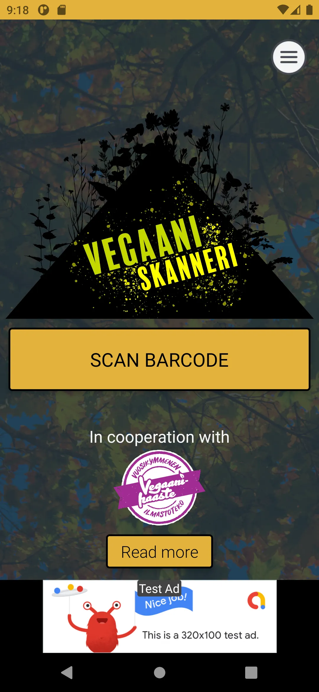 VegaaniSkanneri | Indus Appstore | Screenshot