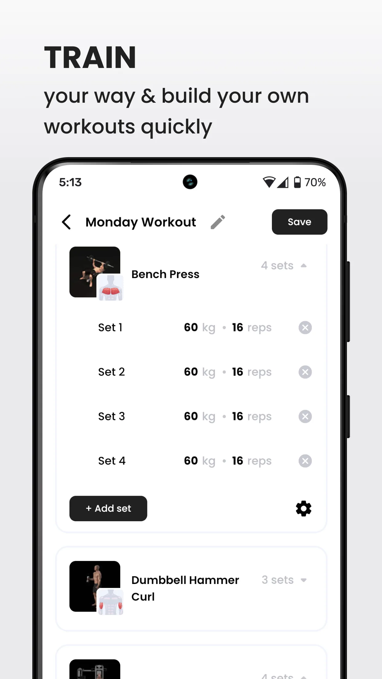 MyCoach: Gym Workouts Planner | Indus Appstore | Screenshot