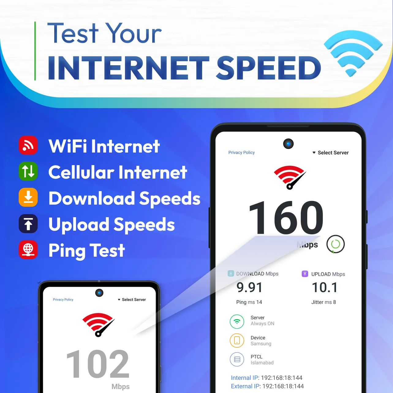 Speedtest: Internet Speed Test | Indus Appstore | Screenshot