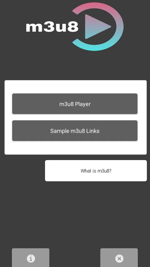 m3u8 Player | Indus Appstore | Screenshot