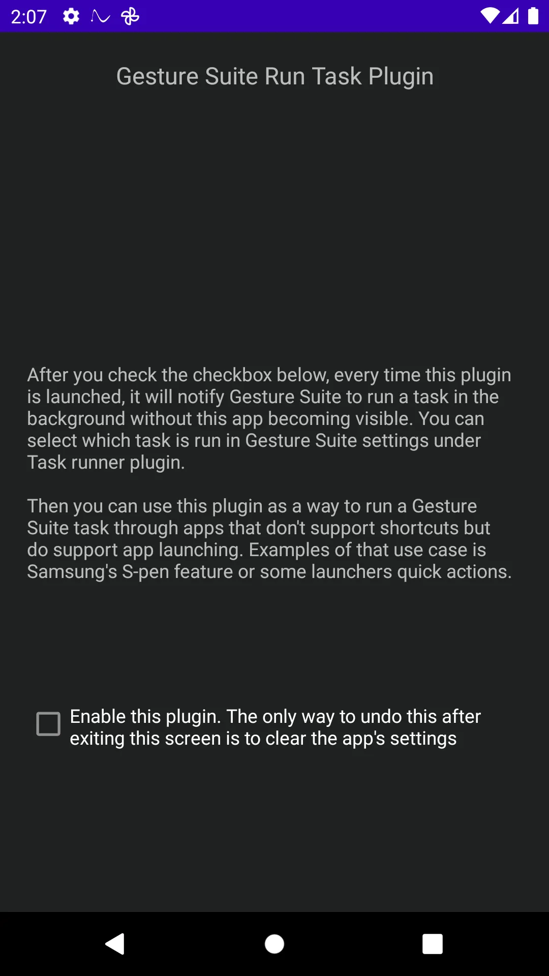 Gesture Suite Run Task Plugin | Indus Appstore | Screenshot