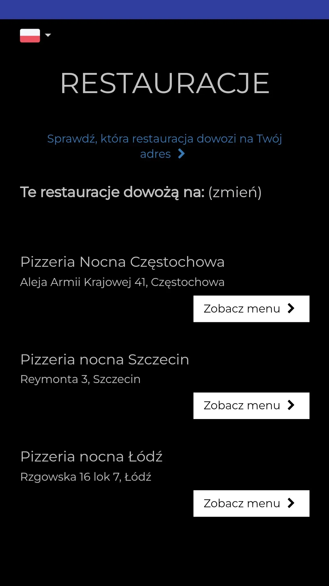 Pizzeria Nocna | Indus Appstore | Screenshot