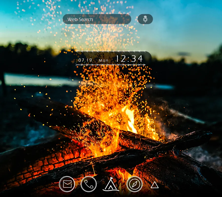 Bonfire Theme +HOME | Indus Appstore | Screenshot