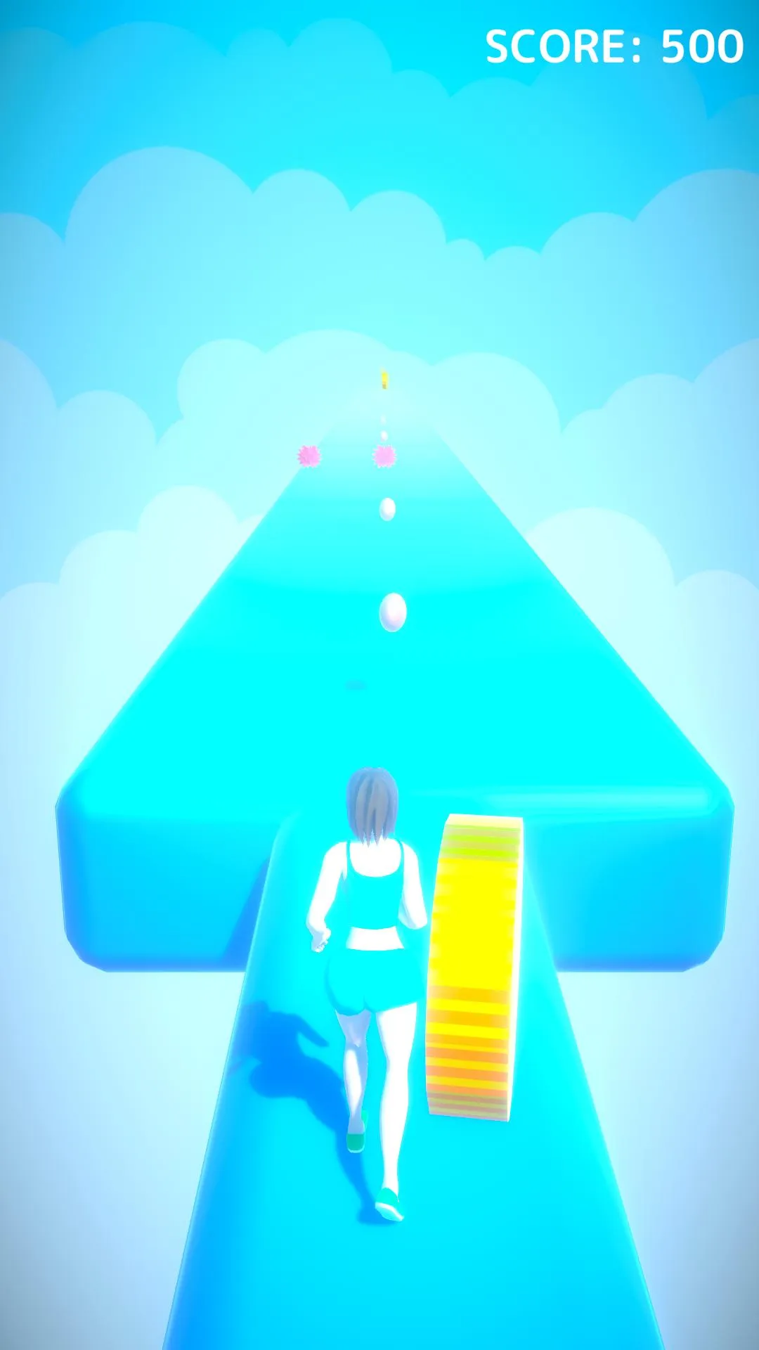 Girl Bouncing Runner | Indus Appstore | Screenshot