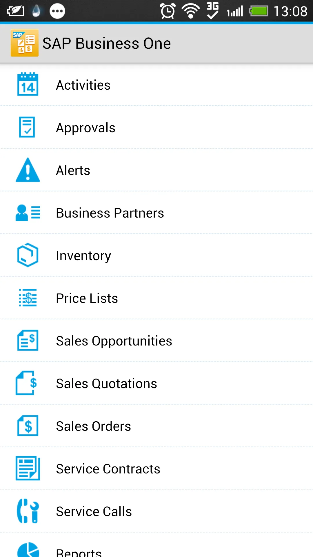 SAP Business One | Indus Appstore | Screenshot