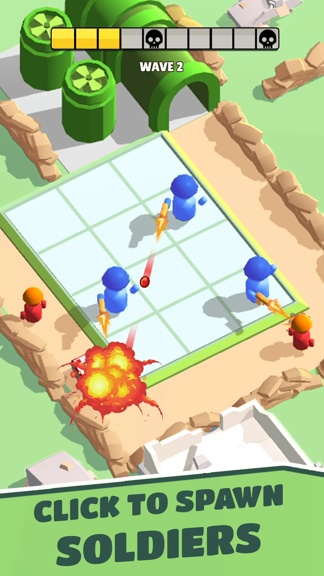 Toy Army: Tower Merge Defense | Indus Appstore | Screenshot