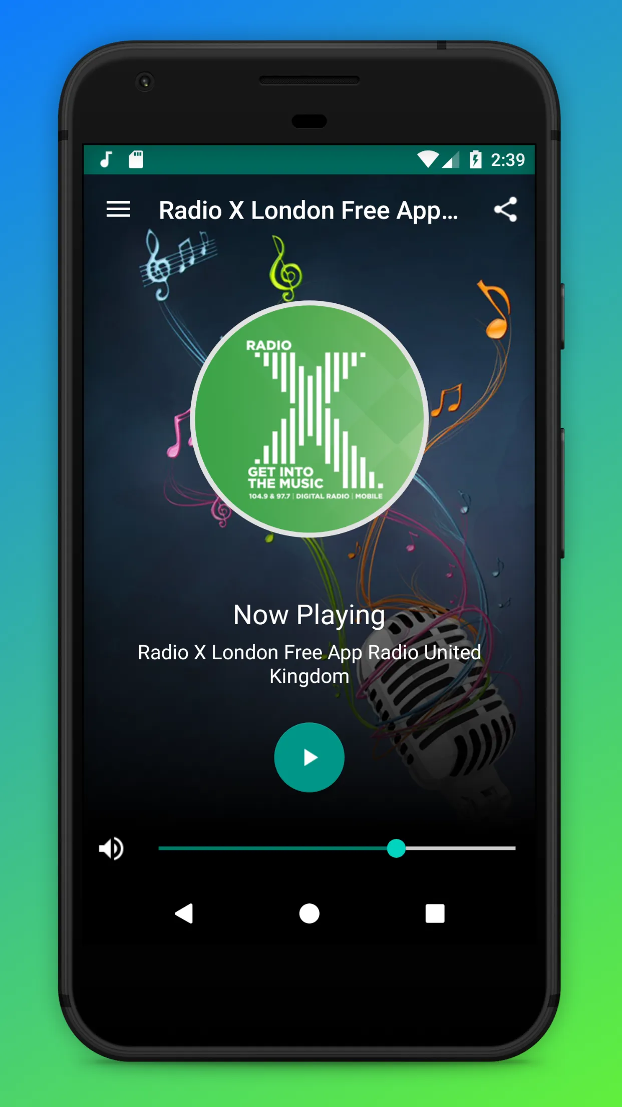 Radio X London UK FM Online | Indus Appstore | Screenshot