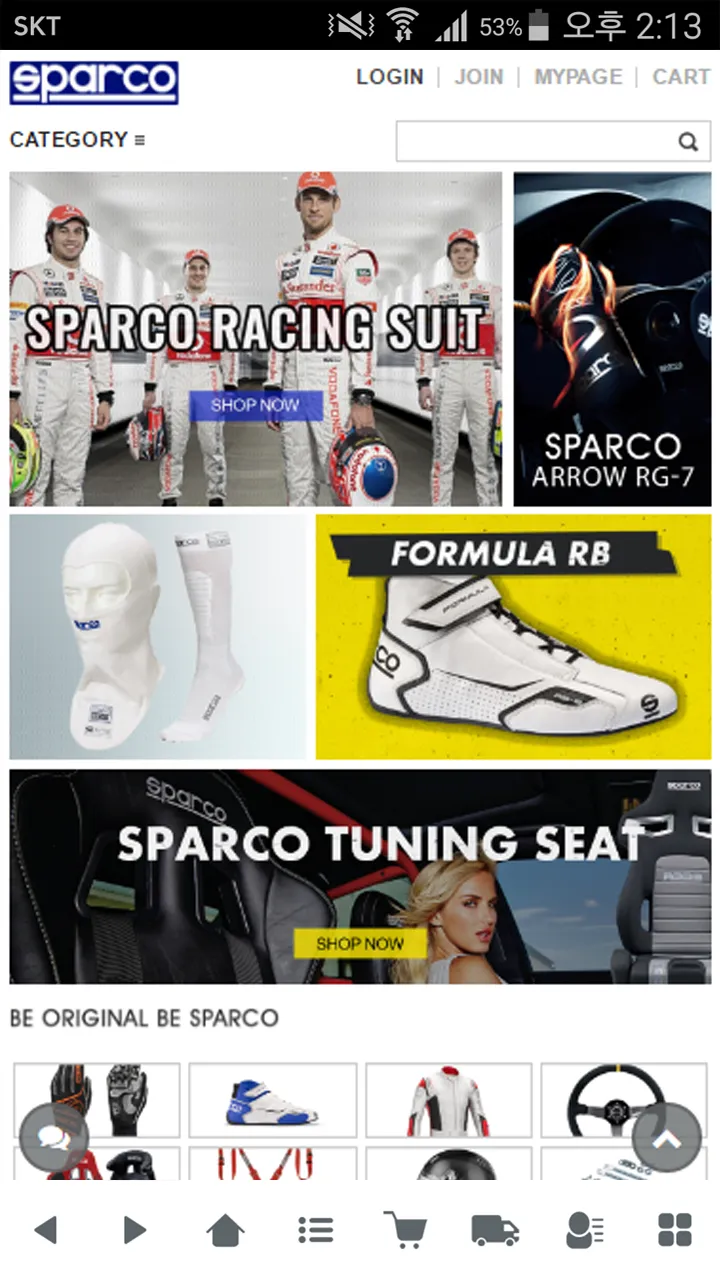 스파르코 코리아 - SPARCO KOREA | Indus Appstore | Screenshot