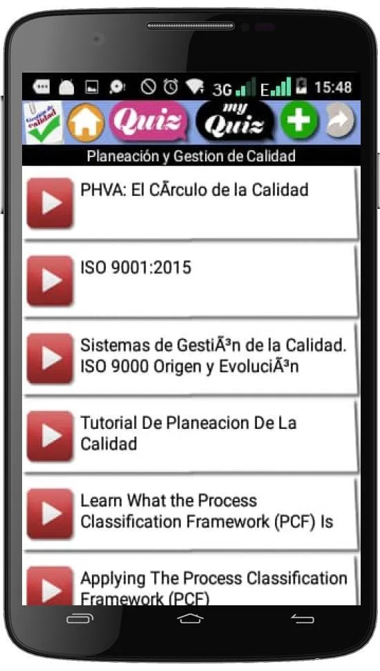 GESTIÓN DE CALIDAD | Indus Appstore | Screenshot