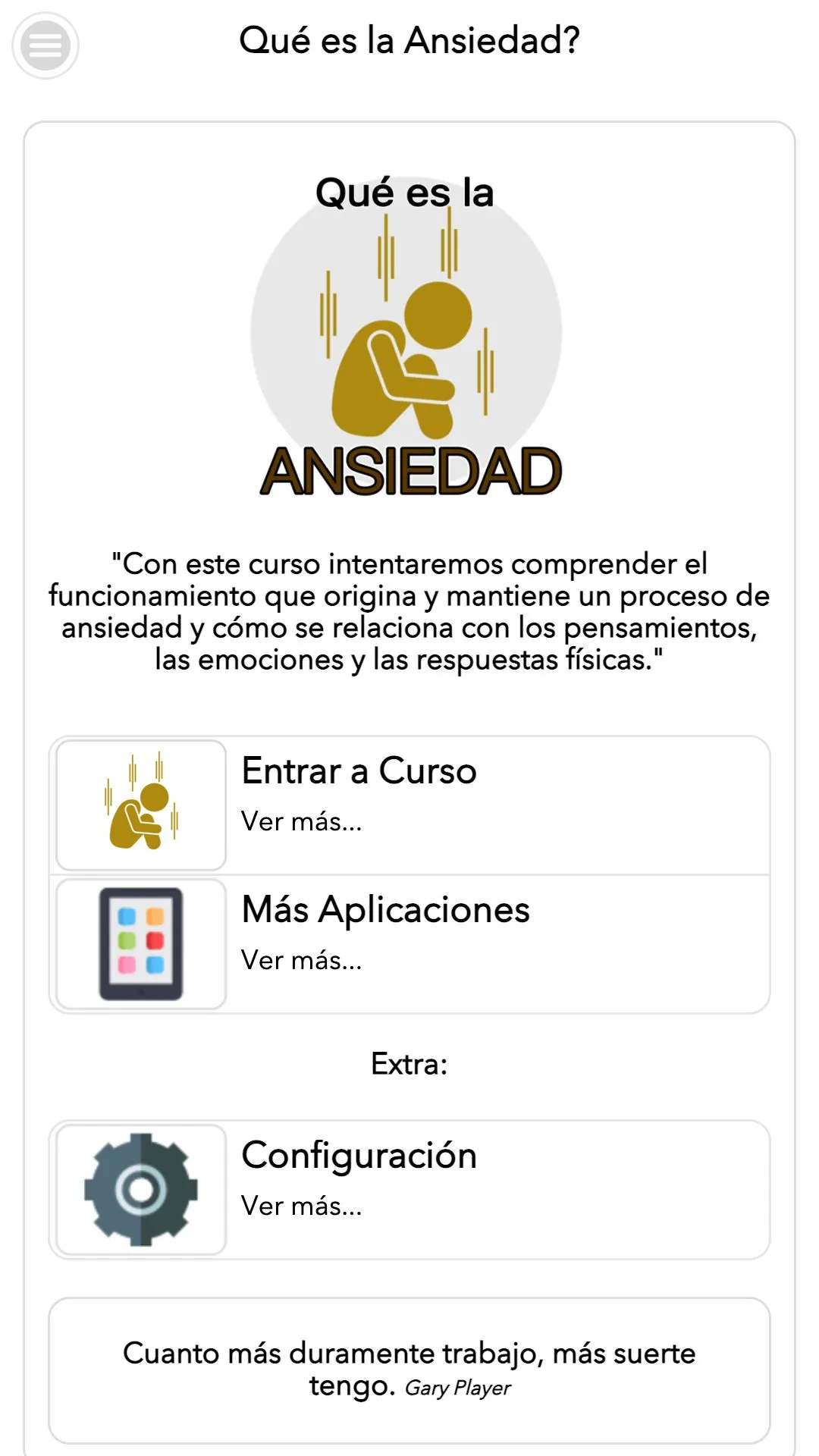 Qué es la Ansiedad | Indus Appstore | Screenshot