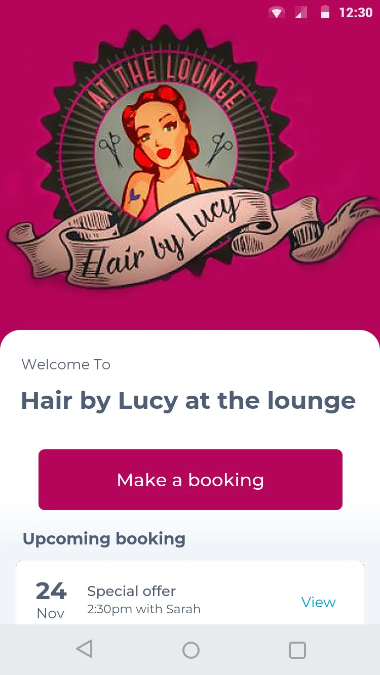 Hair by Lucy at the lounge | Indus Appstore | Screenshot