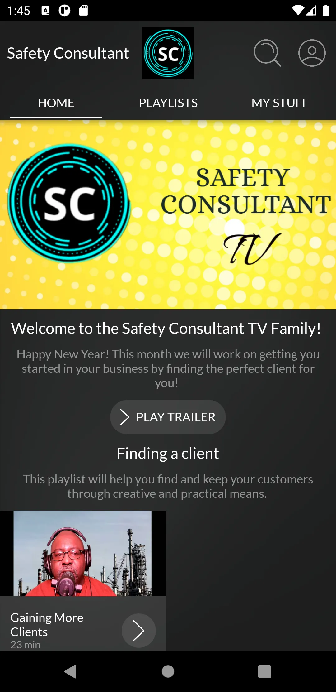 Safety Consultant TV | Indus Appstore | Screenshot