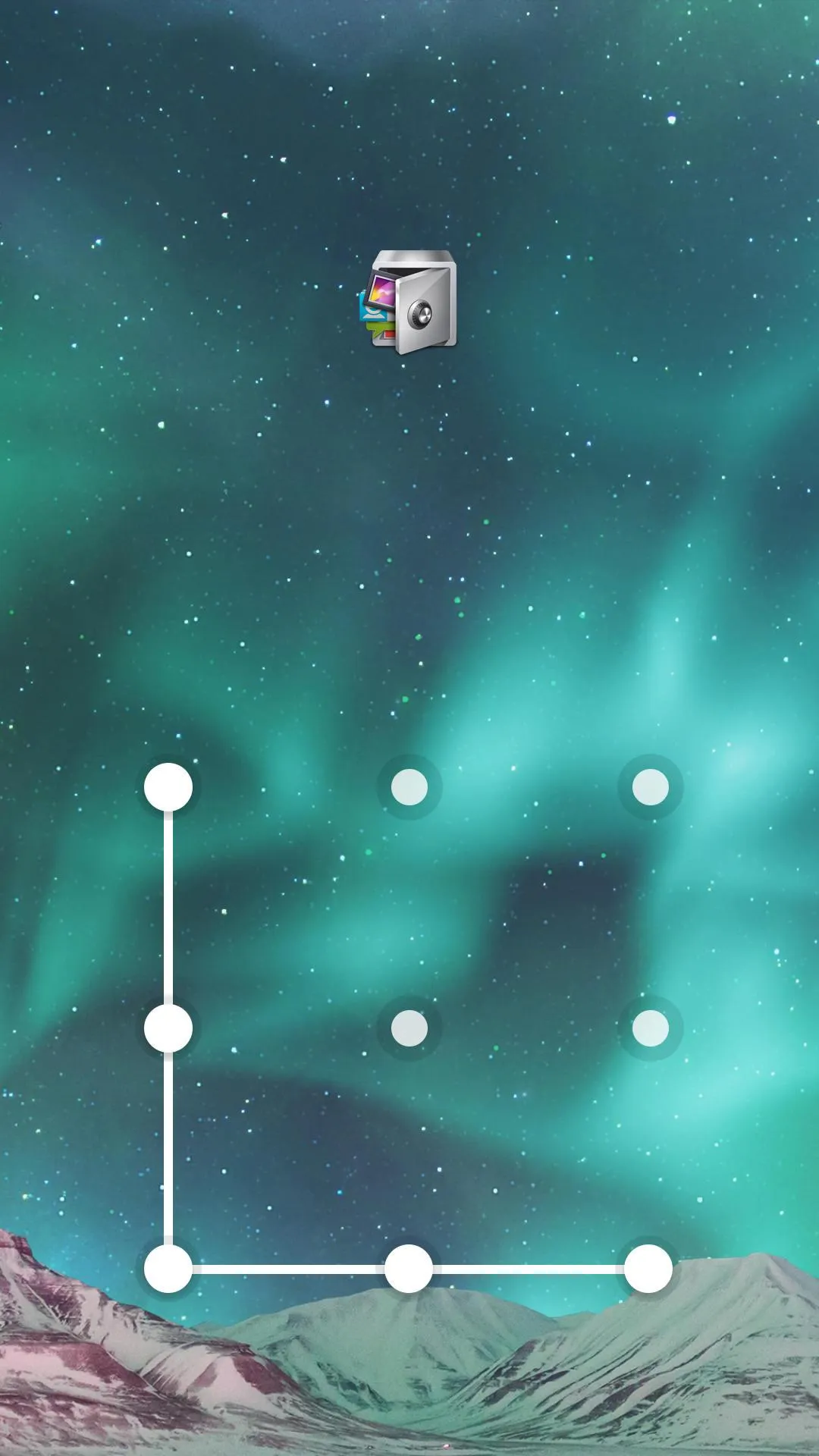 AppLock Live Theme Aurora | Indus Appstore | Screenshot