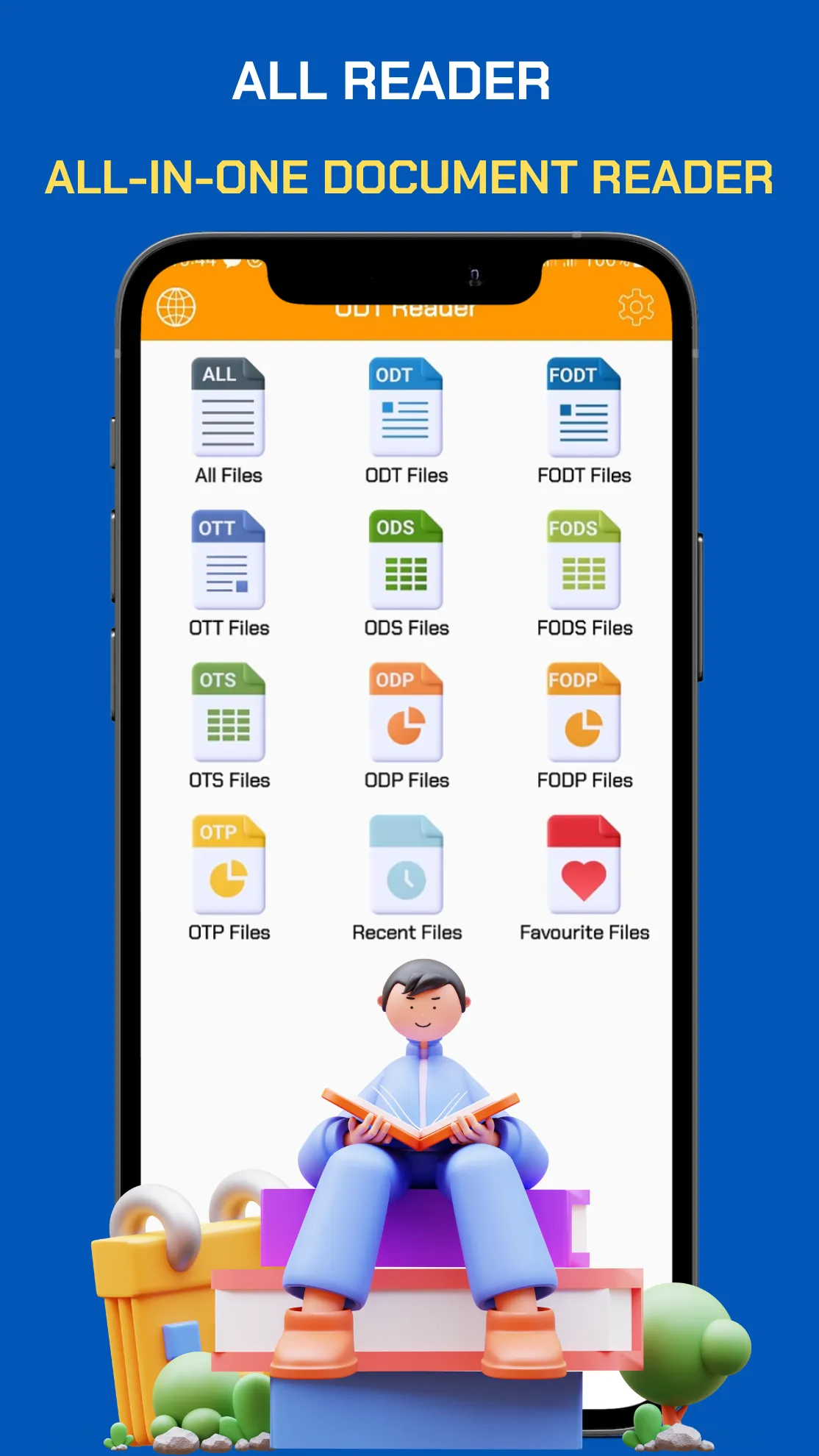 Odt,Ott,Ods,Ots,Odp,Otp Reader | Indus Appstore | Screenshot