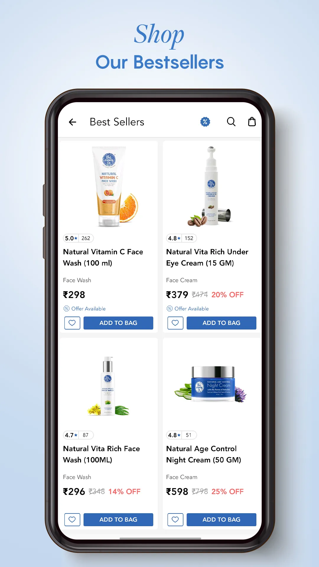 The Moms Co. - Skin Care Shop | Indus Appstore | Screenshot