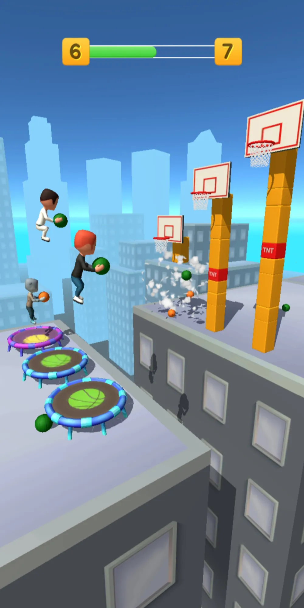 Jump Up 3D: Basketball game | Indus Appstore | Screenshot