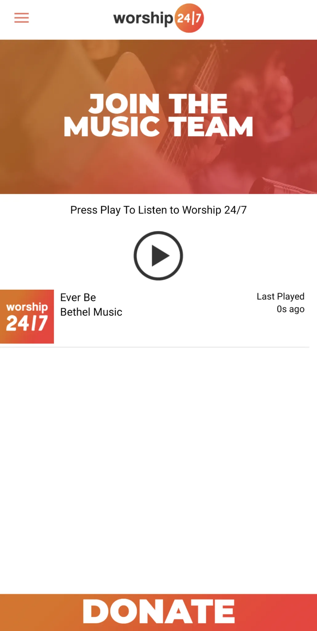 Worship 24/7 | Indus Appstore | Screenshot