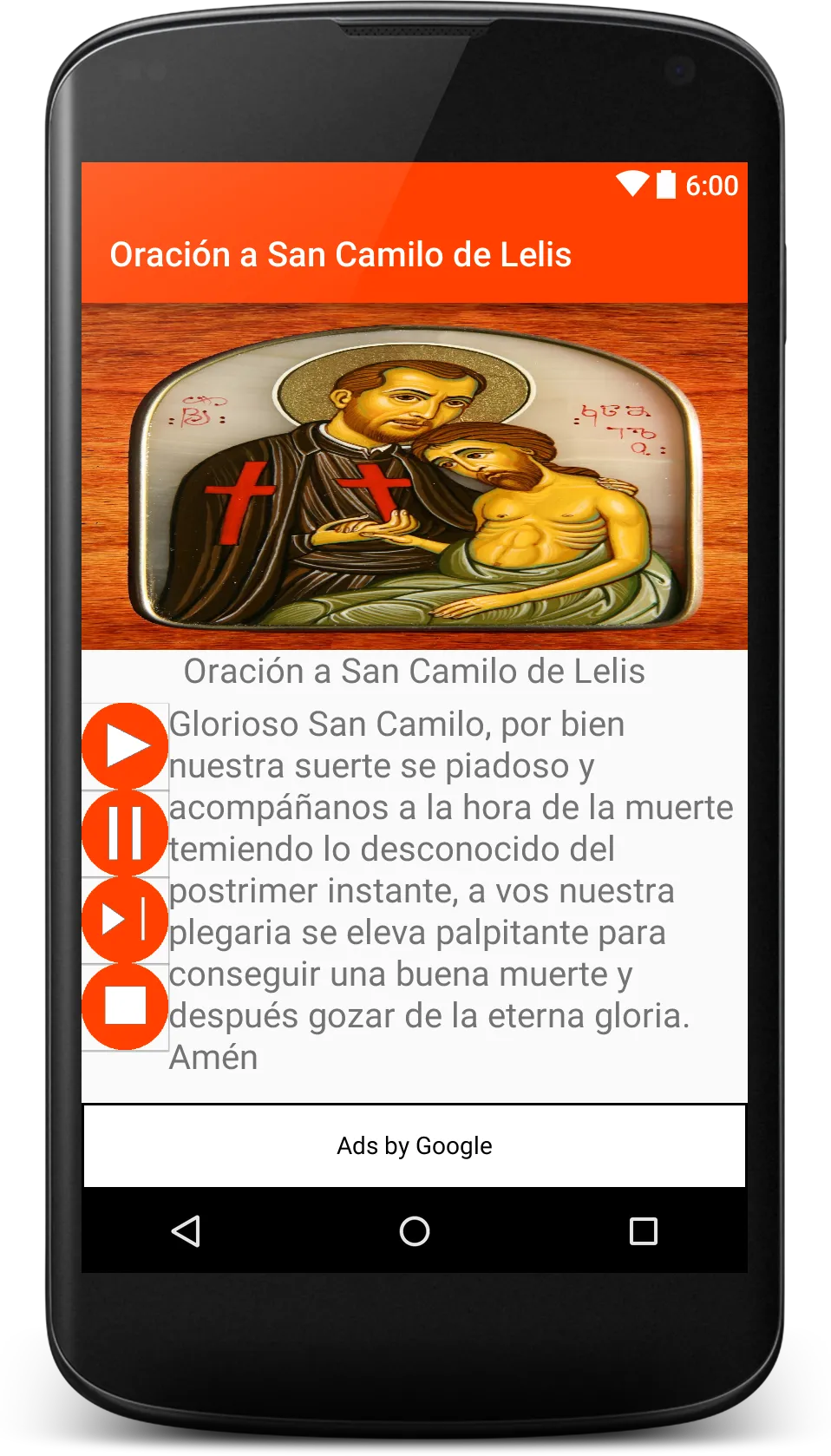 Oración a San Camilo de Lelis | Indus Appstore | Screenshot